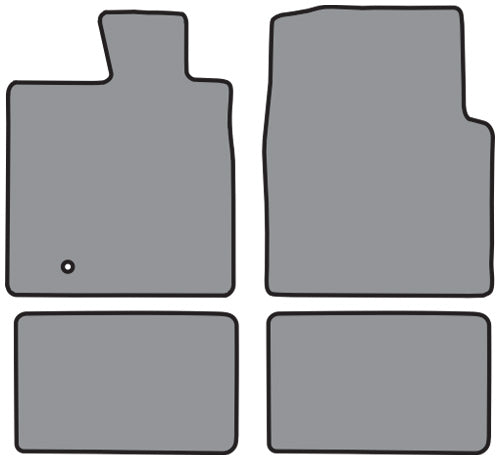 2004-2008 Ford F-150 Ext Cab Floor Mat 4pc Cutpile (FM347, FM347R)