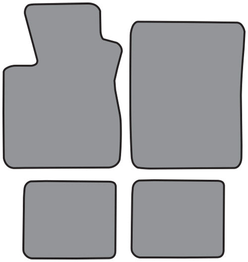 1999-2003 Ford F-150 Ext Cab Floor Mat 4pc Cutpile (FM51F, FM18R)