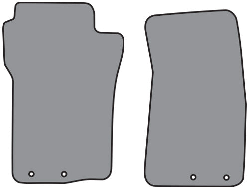 2001-2005 Ford Explorer Sport Trac Floor Mat Frt Row 2pc Cutpile (P535F)