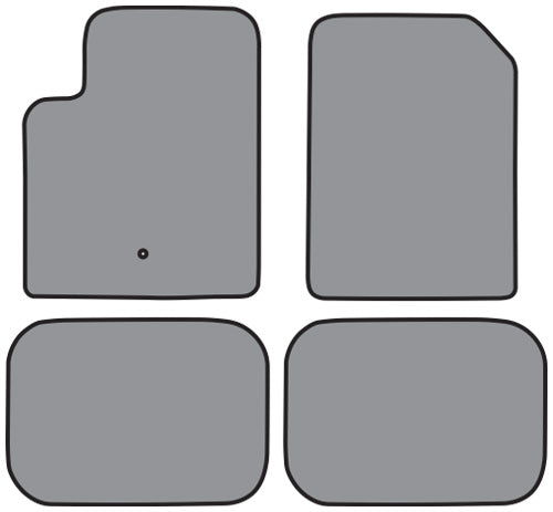 2009-2011 Dodge Journey Floor Mat 4pc Cutpile (P540, P540R)