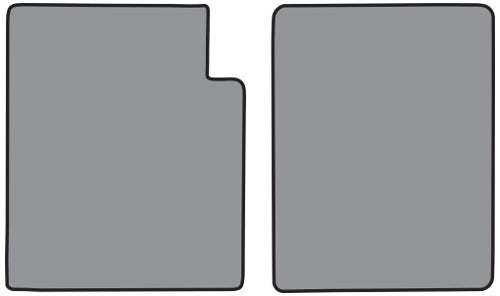 1957-1960 Ford F-100 Floor Mat 2pc Loop (FM351F)