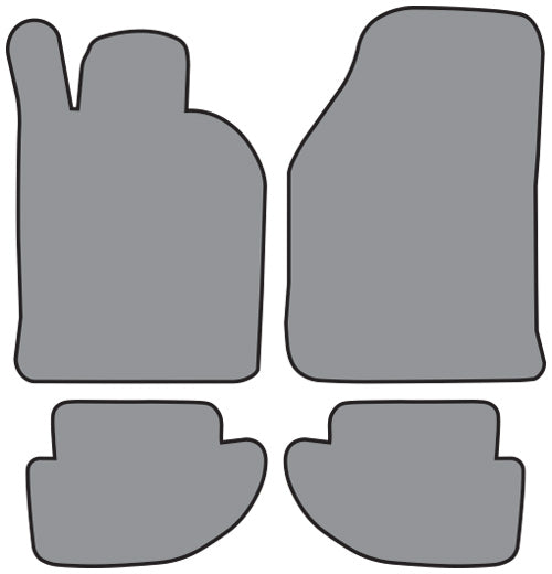 1979-1982 Porsche 924 Floor Mat 4pc Cutpile (P546, P546R)