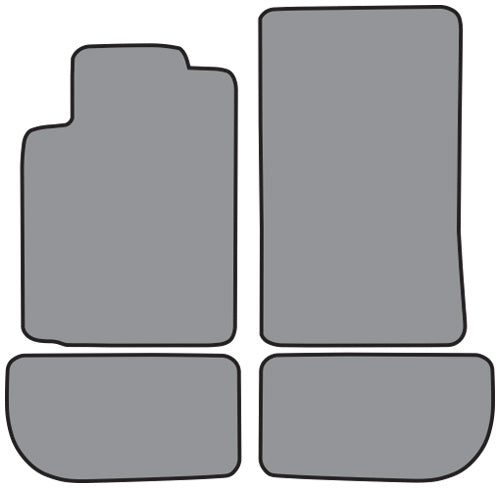 2008-2012 Cadillac CTS Floor Mat 4pc Cutpile (P457, P457R)