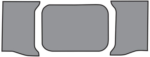 1962-1964 Chevrolet Impala Trunk Mat 2DR Coupe in Carpet with Pad Loop