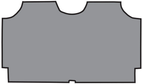 1966-1967 Chevrolet Impala Trunk Mat 2DR Coupe in Carpet with Pad Loop
