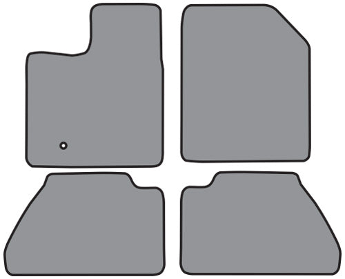 2007-2010 Ford Edge Floor Mat 4pc Cutpile (FO462, FO462R)
