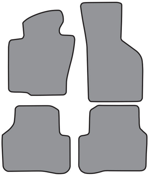 2009-2013 Volkswagen CC Floor Mat 4pc Cutpile (VW461, VW461R)