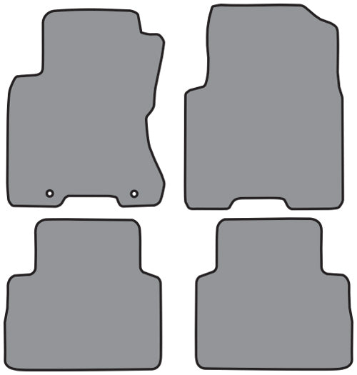 2014-2015 Nissan Rogue Select Floor Mat 4pc Cutpile (P601, P601R)