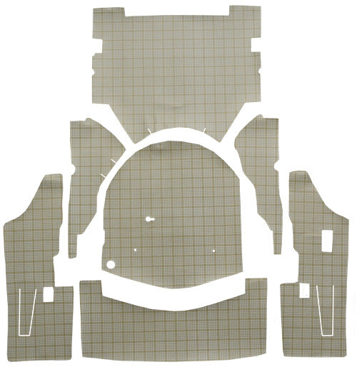 1957-1958 Ford Skyliner Retractable Hardtop without Boards Trunk Mat Fleece