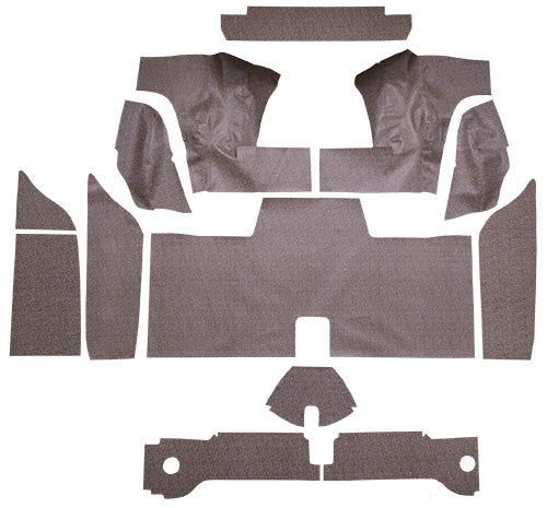 1961-1963 Ford Thunderbird Trunk Mat Hardtop with Boards Fleece