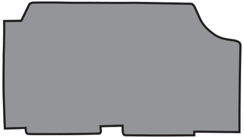 1966-1967 Dodge Charger Trunk Mat TM Vinyl