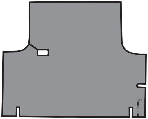 1967-1969 Dodge Dart 2DR Convertible Trunk Mat TM Vinyl