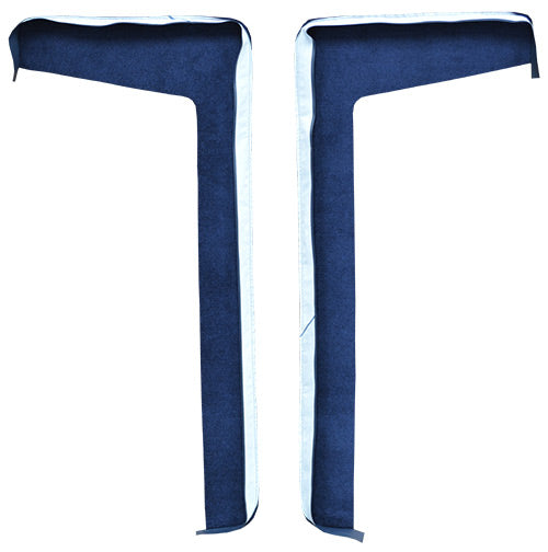 1967 Cadillac Eldorado Door Panel Inserts without Cardboard 2pc Carpet