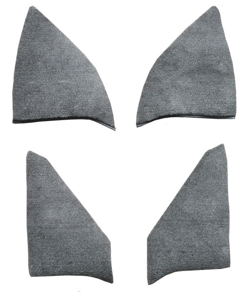 1987 Chevrolet R20 Reg Cab Inserts without Cardboard Kick Panel Carpet