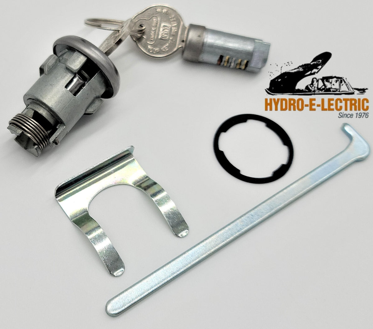 Glove Compartment and Trunk Lock Set with GM Pear Keys – Fits 1955–1968 GM Models