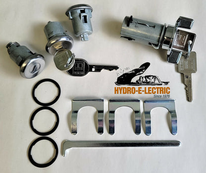 Ignition, Door & Trunk Lock Set – Fits 1969–1978 Buick, Chevrolet, Oldsmobile and Pontiac Models