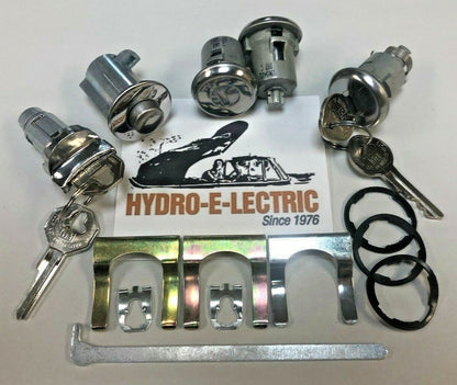 Ignition, Door & Trunk Lock Set with Keyless Glove Compartment Latch – Fits 1962 Buick Skylark and Special