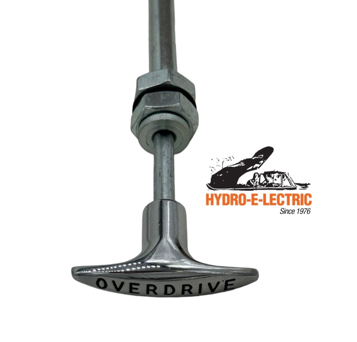 Overdrive Cable and Housing with Chrome Handle & Bezel 1949-1951 Ford