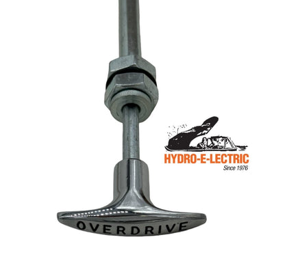 Overdrive Cable and Housing with Chrome Handle & Bezel 1949-1951 Ford