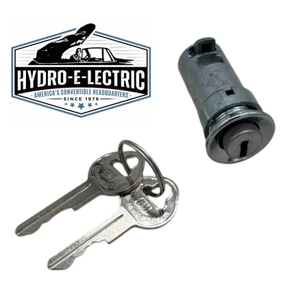 Glove Compartment Lock Assembly with Early GM Pear-Head Keys – Fits 1968–1969 Pontiac Models