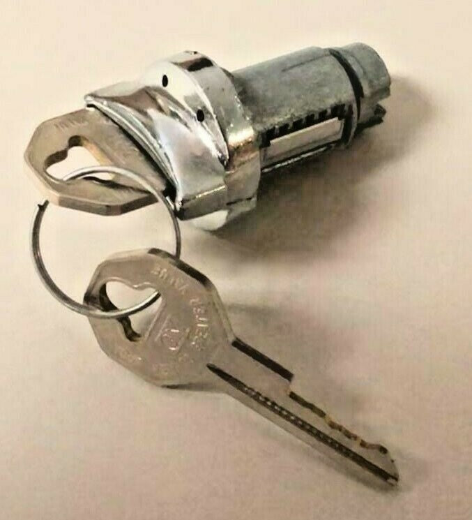 Chrome Ignition Lock Cylinder – Fits 1949–1964 Chevrolet Passenger Car; 1964 Chevrolet Chevelle, El Camino and Malibu; 1941–1953 Buick Passenger Car; 1961–1964 Buick Skylark and Special