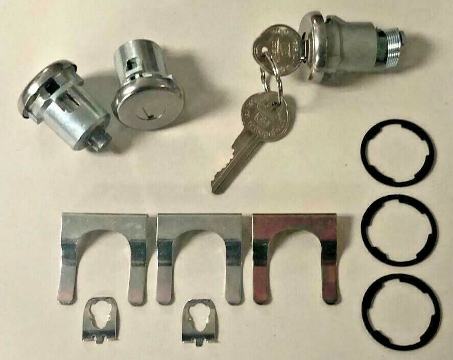 Door & Trunk Lock Set – Fits 1961–1968 Buick, Chevrolet, Oldsmobile and Pontiac Models