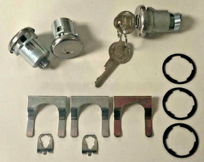 Door & Trunk Lock Set – Fits 1961–1968 Buick, Chevrolet, Oldsmobile and Pontiac Models