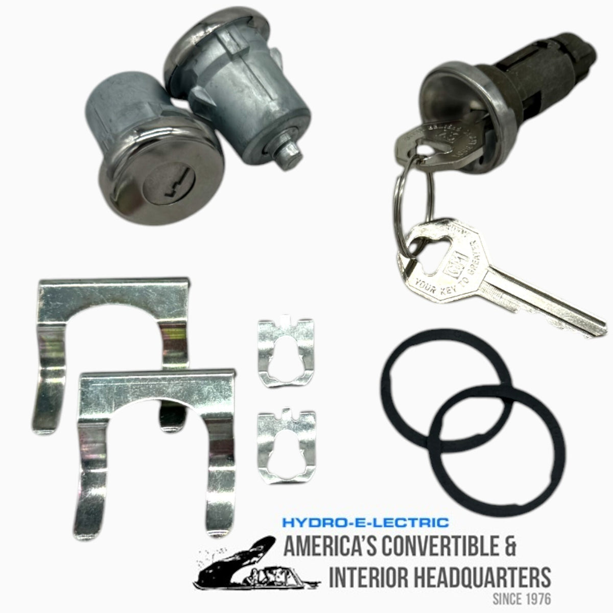 Ignition & Door Lock Set – Fits 1965 Pontiac Bonneville, Catalina and Star Chief