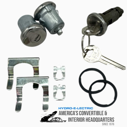 Ignition & Door Lock Set – Fits 1965 Pontiac Bonneville, Catalina and Star Chief