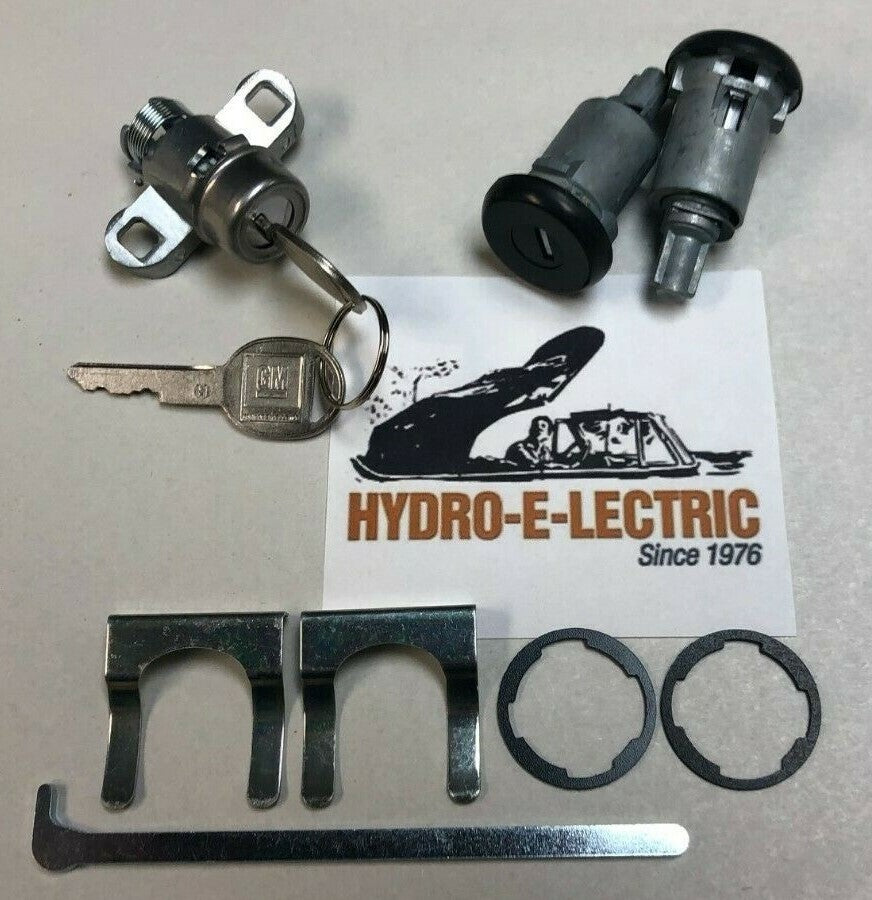 Black Door & Trunk Lock Set – Fits 1970–1973 Chevrolet Camaro
