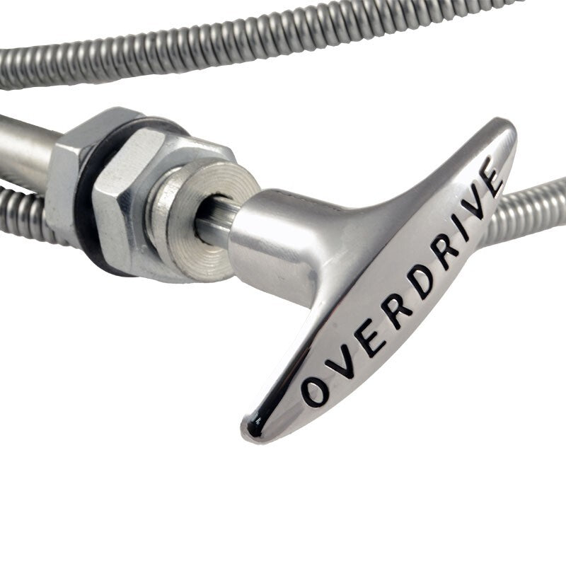 Overdrive Cable and Housing with Chrome Handle & Bezel 1949-1951 Ford