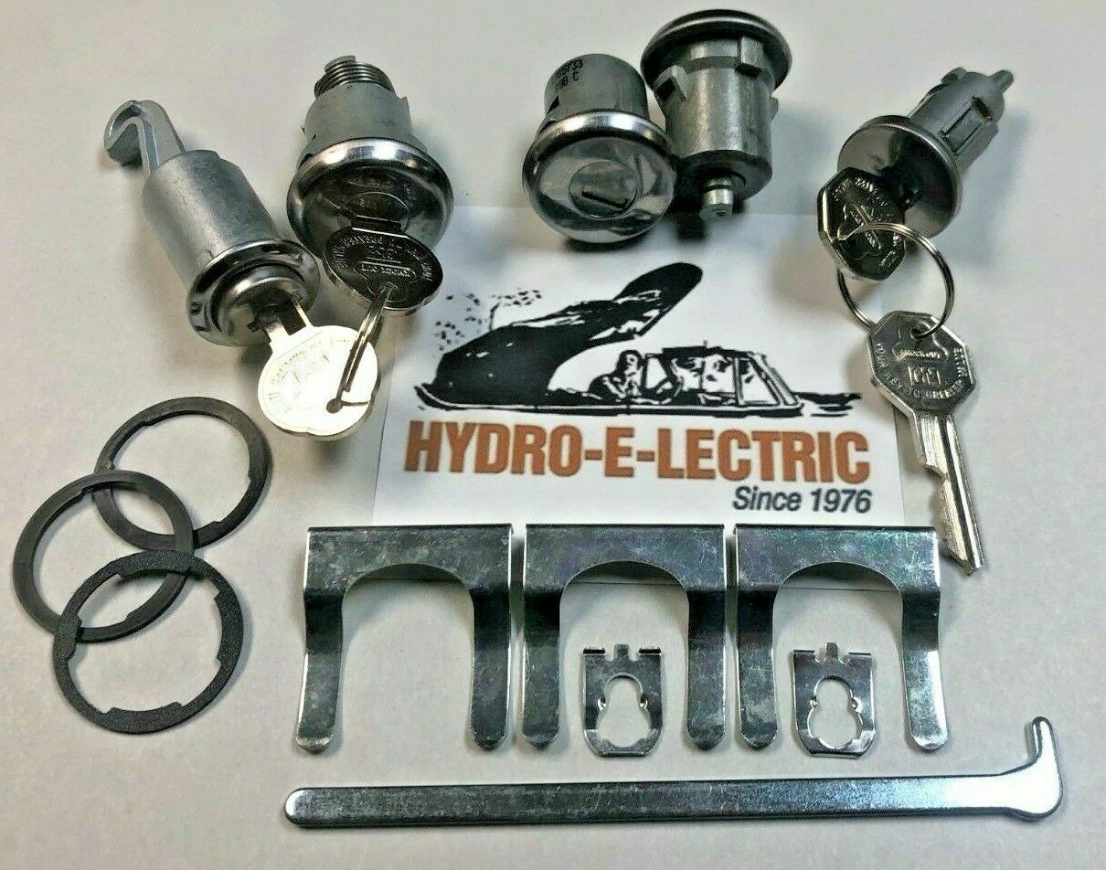Complete OE style Lock Set with GM keys 1968 Camaro & Firebird