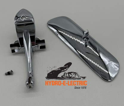 1965-1966 Chevrolet Fullsize Hardtop & Sedan Interior Rear View Mirror & Bracket