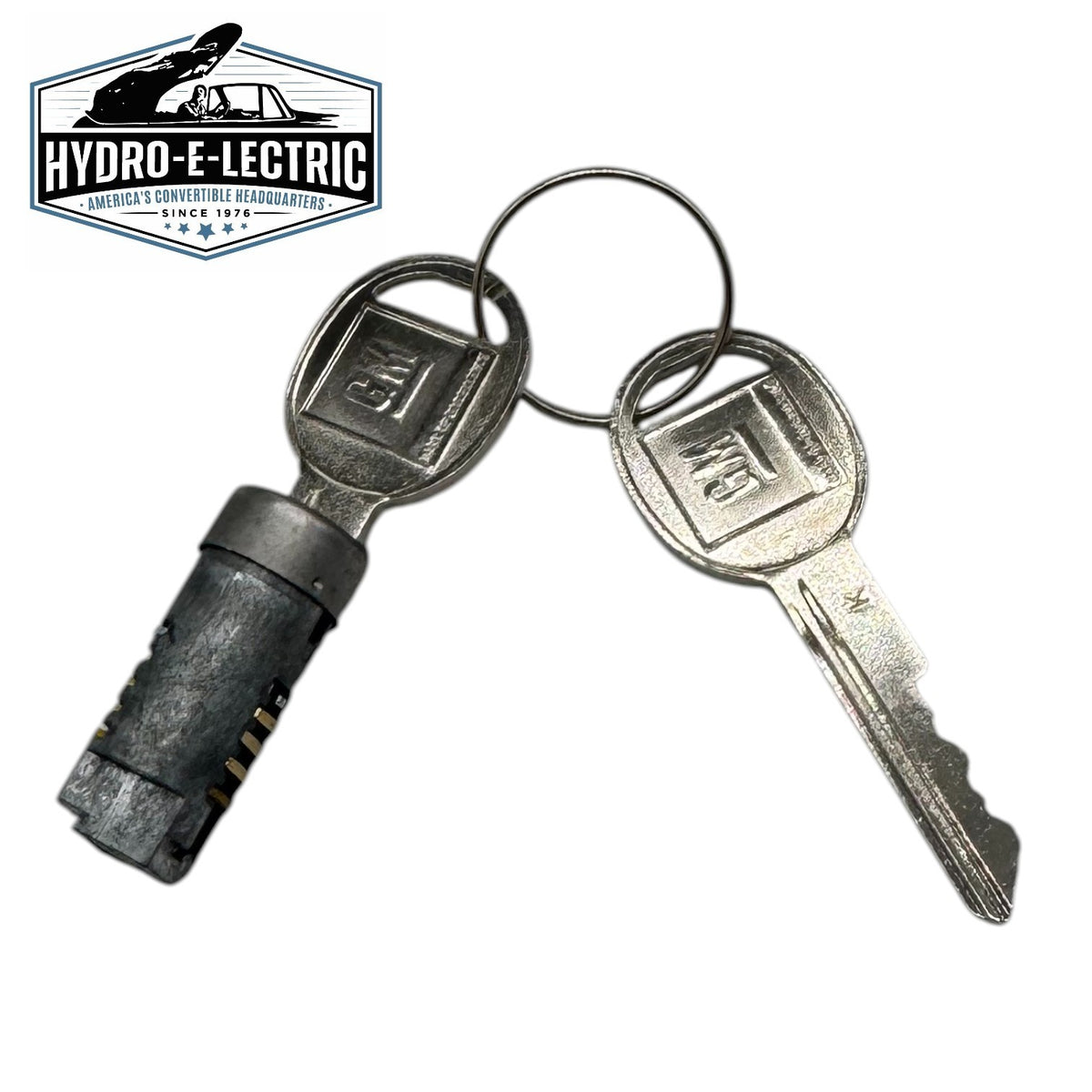 Glove Compartment Lock Assembly with GM Oval Keys – Fits 1968–1969 Pontiac Models