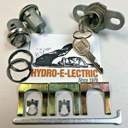 Door and Trunk Lock Set with GM Oval Keys – Fits 1970–1973 Pontiac Firebird