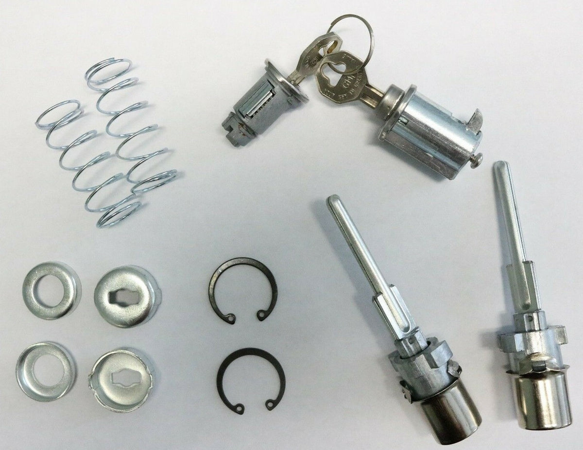 Ignition, Double Door, and Glove Compartment Lock Set with GM Keys – Fits 1960–1966 Chevrolet and GMC Trucks