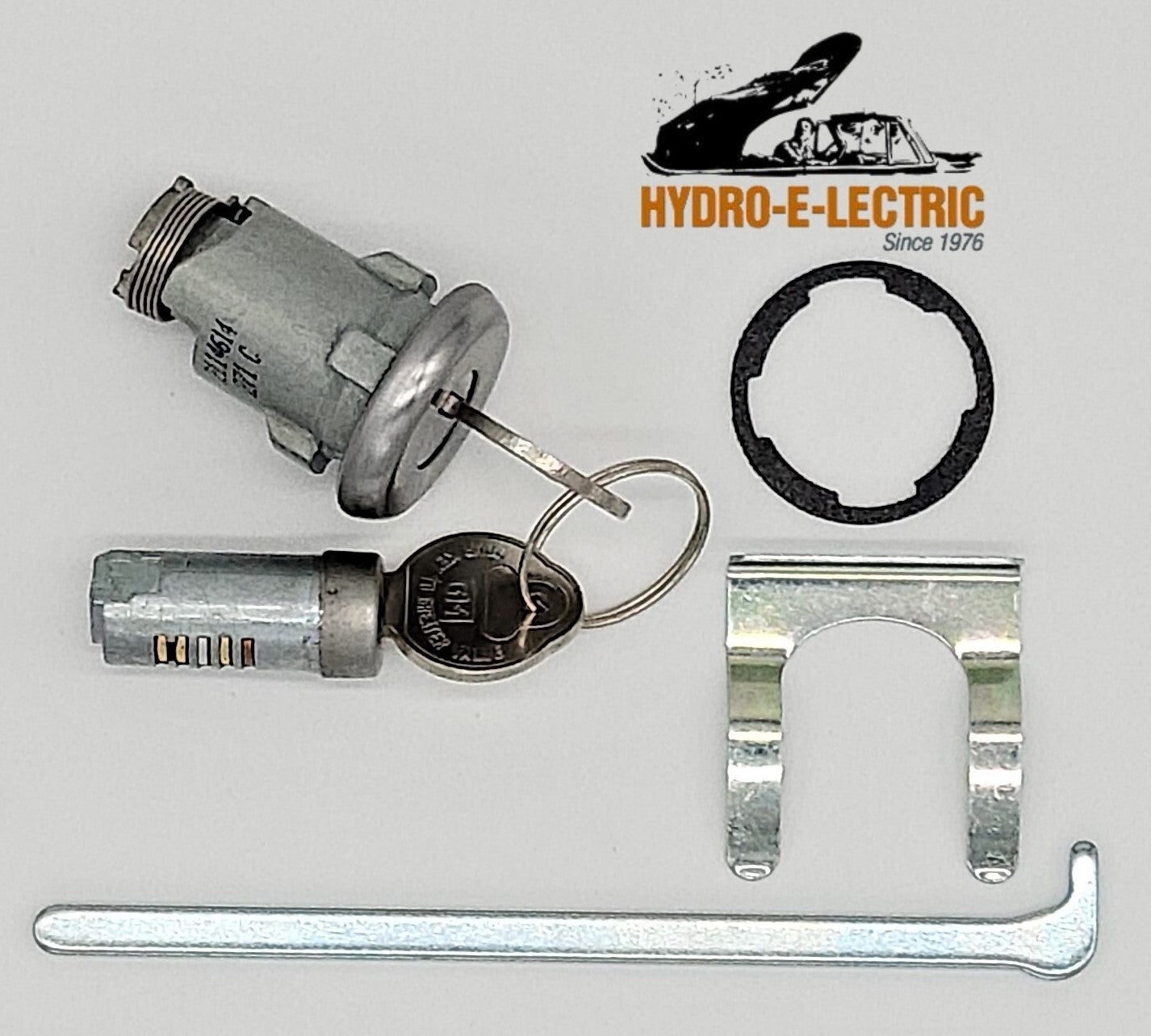 Glove Compartment and Trunk Lock Set with GM Pear Keys – Fits 1955–1968 GM Models