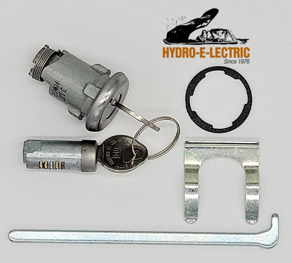 Glove Compartment and Trunk Lock Set with GM Pear Keys – Fits 1955–1968 GM Models
