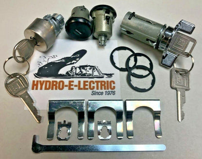 Ignition, Black Door Locks & Trunk Lock Set – Fits 1979–1981 Chevrolet Camaro