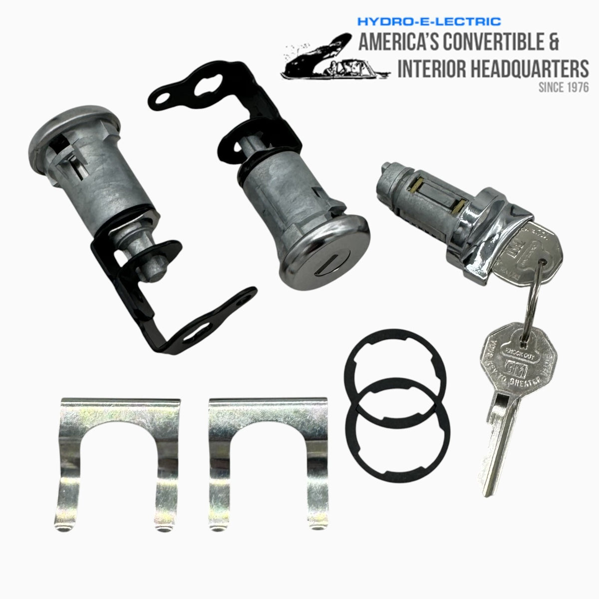 Ignition and Door Lock Set with GM Keys – Fits 1959–1960 Chevrolet 2-Door Hardtop and Convertible Models