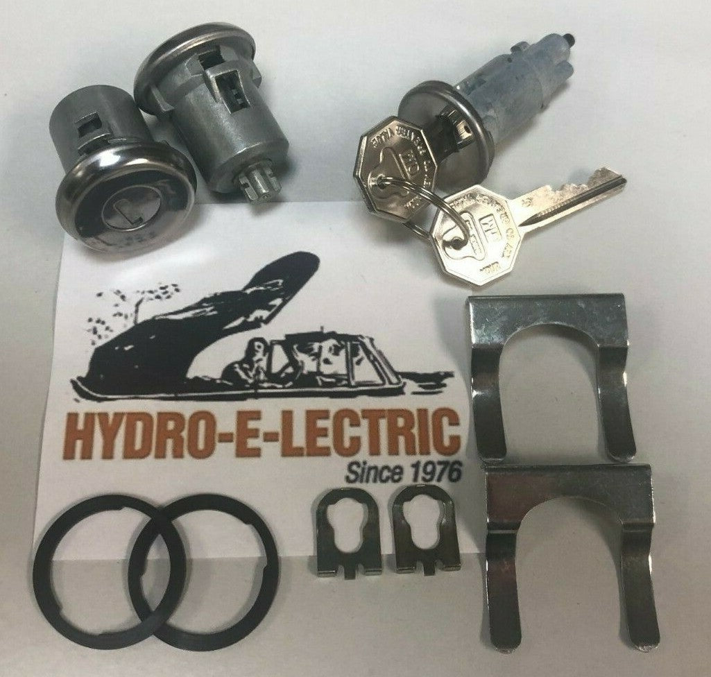 Complete OE style Lock Set with GM keys 1968 Camaro & Firebird