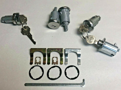 Complete OE Style Lock Set – Fits 1958 and 1963 Chevrolet Bel Air, Biscayne and Impala