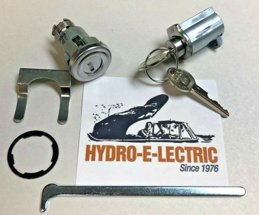 Trunk and Glove Compartment Lock Set with GM Pear-Head Keys – Fits 1955–1957 Chevrolet Bel Air