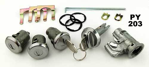 Door, Trunk, and Glove Compartment Lock Set with NOS Cadillac Keys – Fits 1971–1981 Cadillac