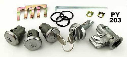 Door, Trunk, and Glove Compartment Lock Set with NOS Cadillac Keys – Fits 1971–1981 Cadillac