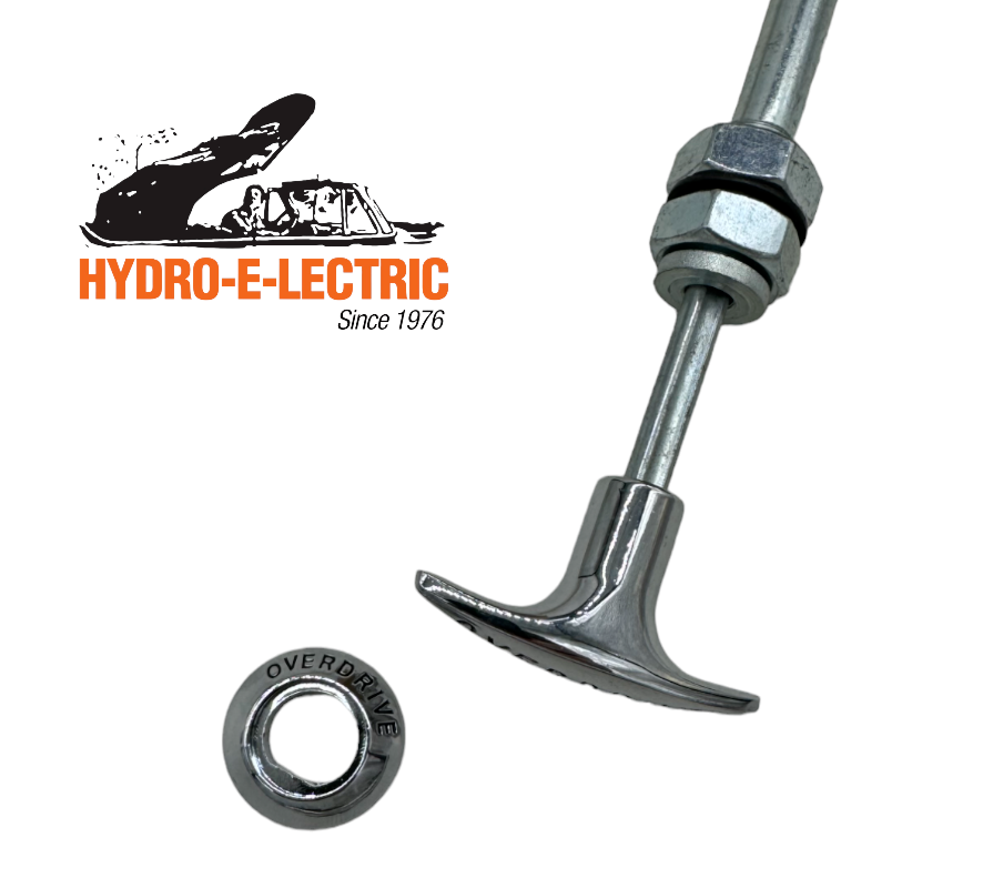 Overdrive Cable and Housing with Chrome Handle & Bezel 1949-1951 Ford