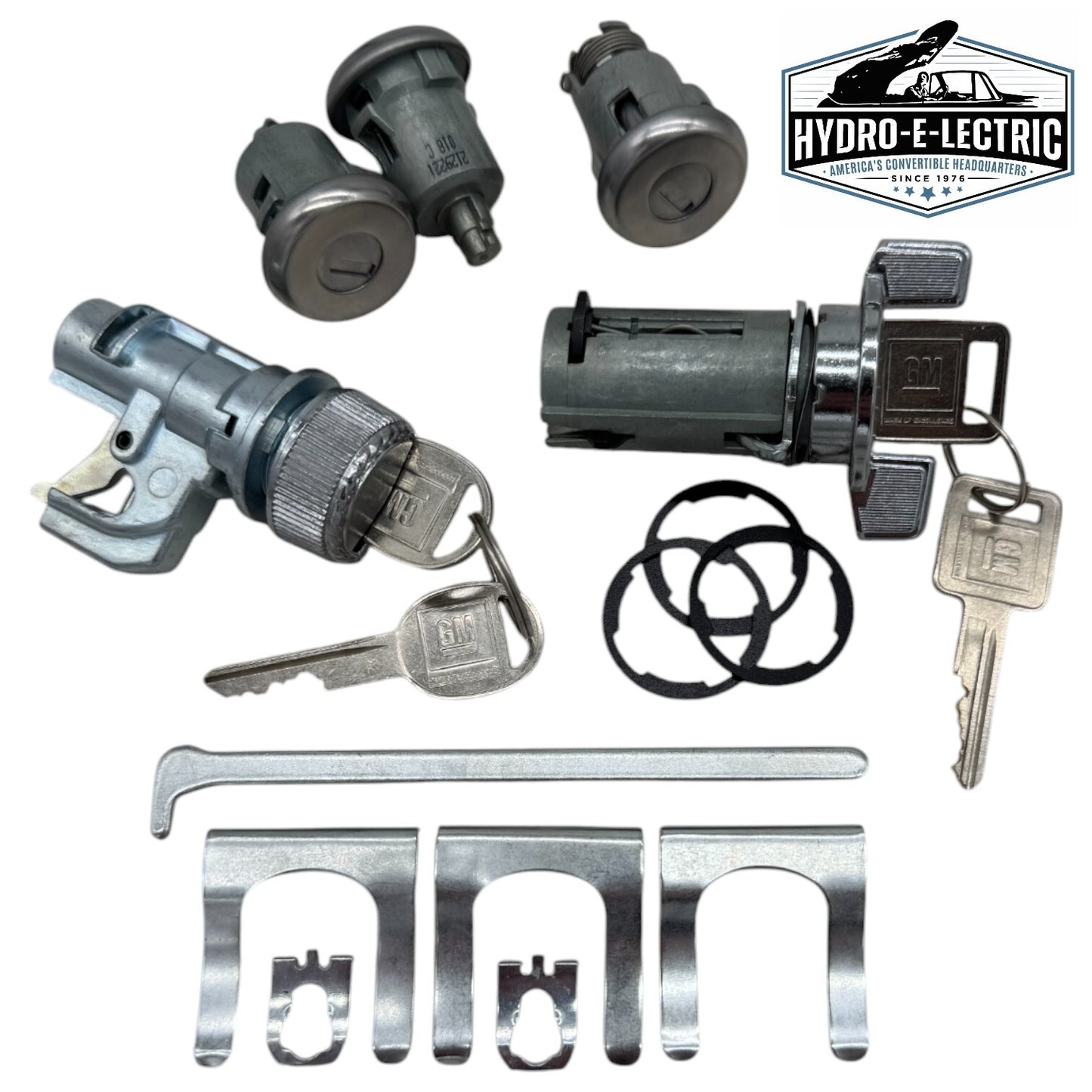 Complete OE-Style Lock Set with GM Keys – Fits 1975–1976 Buick LeSabre