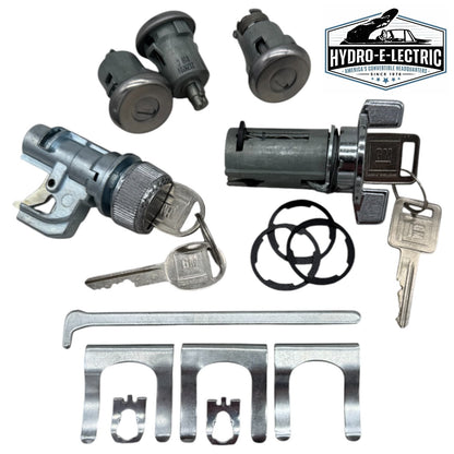 Complete OE-Style Lock Set with GM Keys – Fits 1975–1976 Buick LeSabre