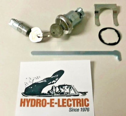 Glove Compartment and Trunk Lock Set with NOS Cadillac Pear-Head Keys – Fits 1967–1968 Cadillac