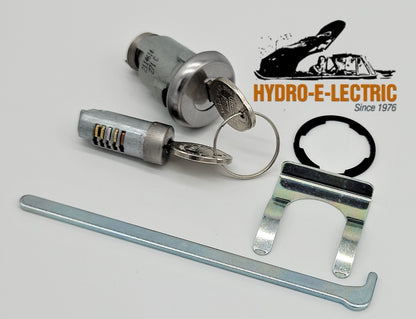 Glove Compartment and Trunk Lock Set with GM Pear Keys – Fits 1955–1968 GM Models